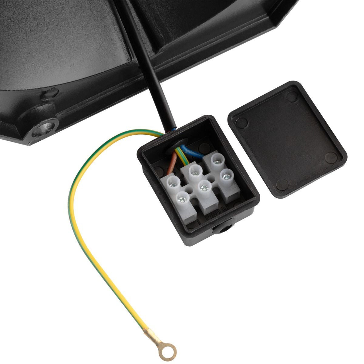 Tuinlantaarn – Buitenlamp op Paal – E27 – 1 m Hoog – Zwart
