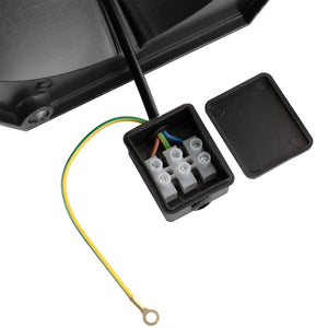 Tuinlantaarn – Buitenlamp op Paal – E27 – 1 m Hoog – Zwart
