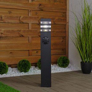 Tuinlamp - Staande Buitenlamp op Paal – 60 cm – E27 Fitting – LED-geschikt