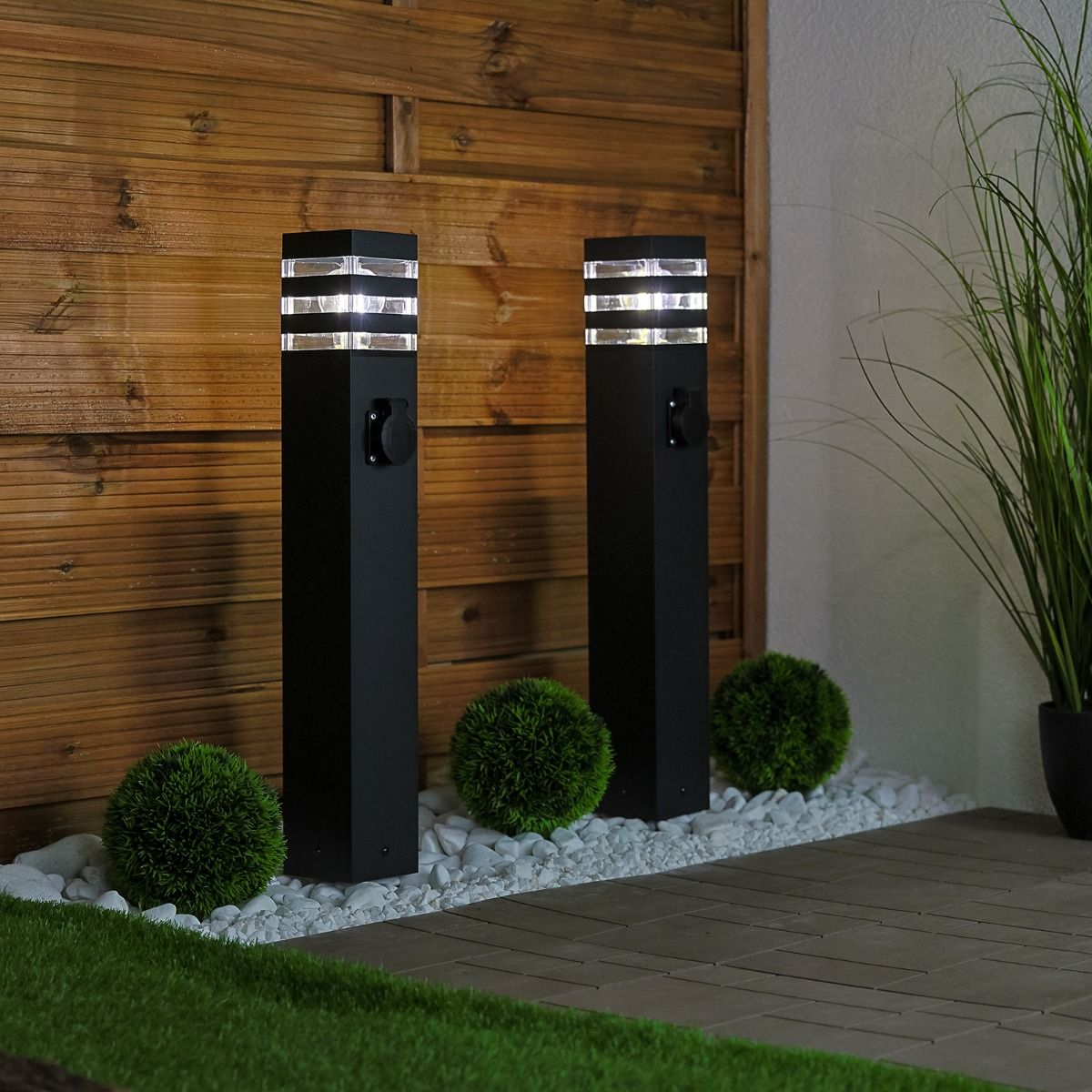 Tuinlamp - Staande Buitenlamp op Paal – 60 cm – E27 Fitting – LED-geschikt