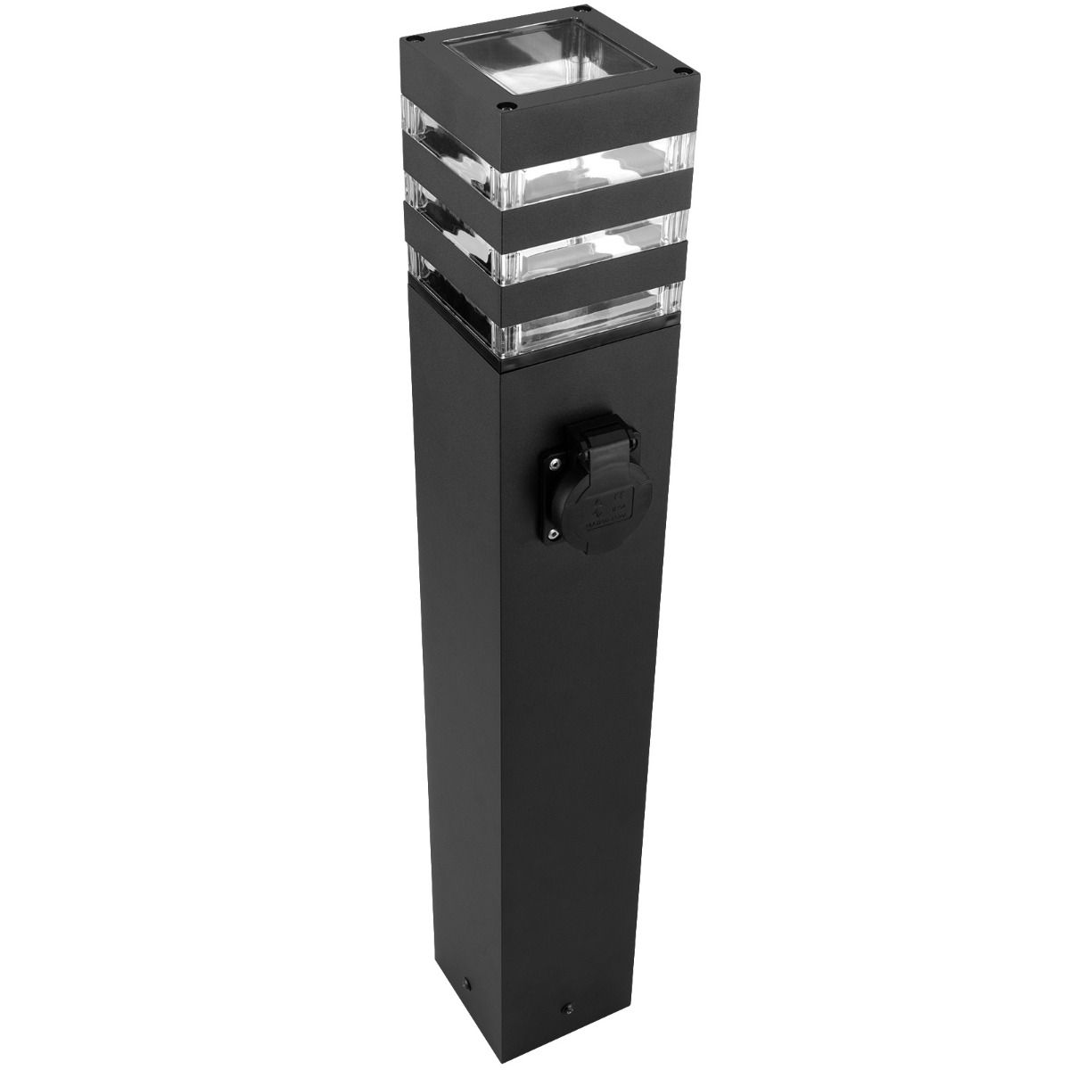 Tuinlamp - Staande Buitenlamp op Paal – 60 cm – E27 Fitting – LED-geschikt