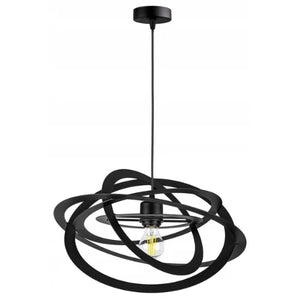 Hanglamp 1 lamps Zwart ‘Cirkel’