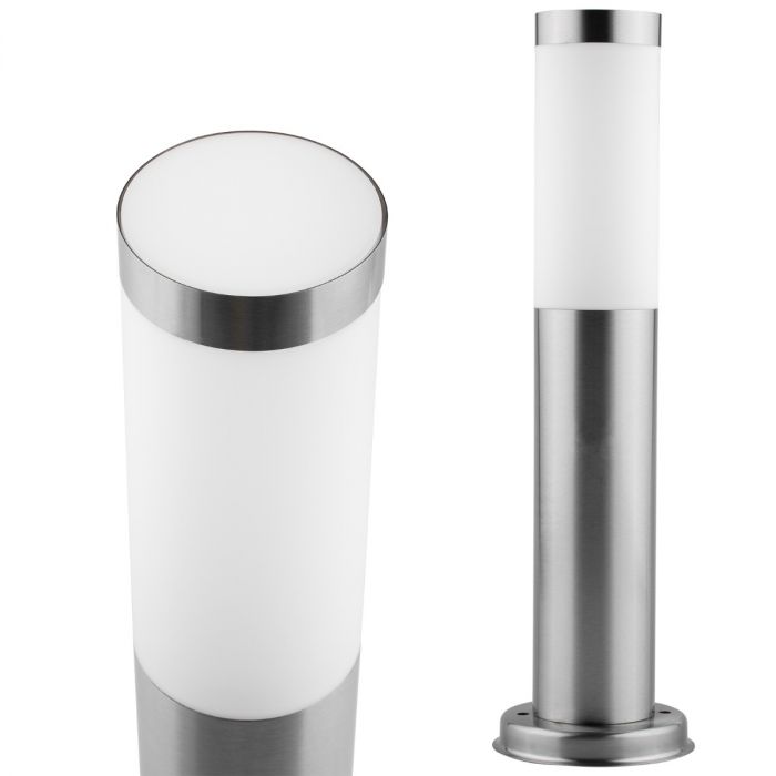 Staande Buitenlamp – E27 Fitting – RVS – 45 cm
